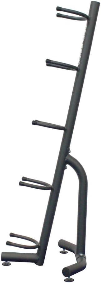 Gronk Fitness 5 Tier Medicine Ball Rack | Vertical Ball Storage Stand for Home & Commercial Gym. Heavy Duty Upright Organizer for Medicine Balls and Slam Balls.