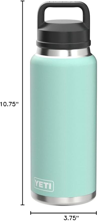 YETI Rambler 36 oz Bottle, Vacuum Insulated, Leakproof, Stainless Steel with Chug Cap