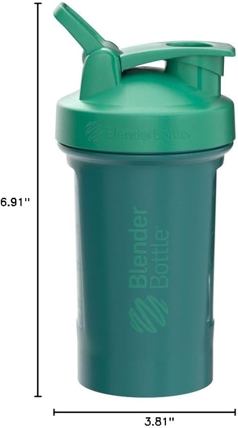 BlenderBottle Classic V2 Plastic Shaker Bottle 20 oz Emerald Green