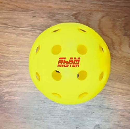 Slam Master 1 Dozen (12) 40 Premium Outdoor Pickleball Balls - Lifetime Replacement Warranty