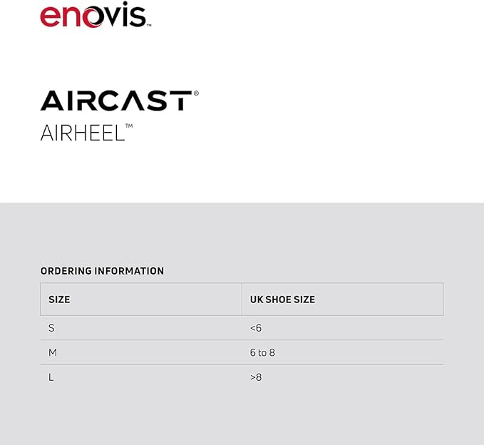 Aircast AirHeel Ankle Support Brace (with and Without Stabilizers)