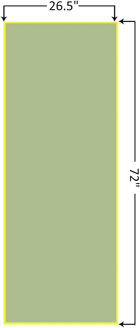 Eunzel Hot Yoga Towel Non Slip Yoga Mat Towel Non-Slip Sweat Absorbent Microfiber Towel for Hot Yoga, Pilates and Workout 72" x 26.5", Olive
