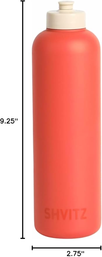 Sports Water Bottle - Soft-Touch Squeezable Body with One-Hand Spout- Lightweight, No Spill Water Bottle, for Gym, Cardio & Outdoor Sports - BPA Free - Water Bottle for Active Lifestyle - 24oz