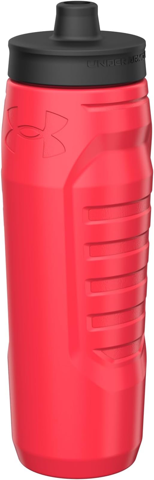 Under Armour Squeeze Water Bottles, 32 oz Water Bottles, Sideline Sports Water Bottle with Quick-Shot Lid, Quick & Easy Hydration, Gym Water Bottles, Squeeze Bottle, 1 32oz Bottle