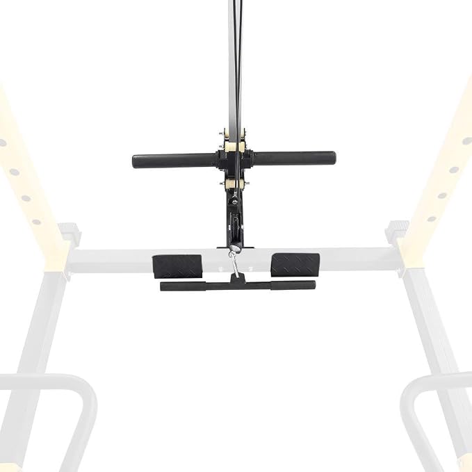HulkFit Multi-Functional Adjustable Pro Series Power Rack Power Cage Exercise Equipment for Home Gym with Squat Rack Attachments and Accessories - Bench Press, Squats, and Deadlifts - Multicolor