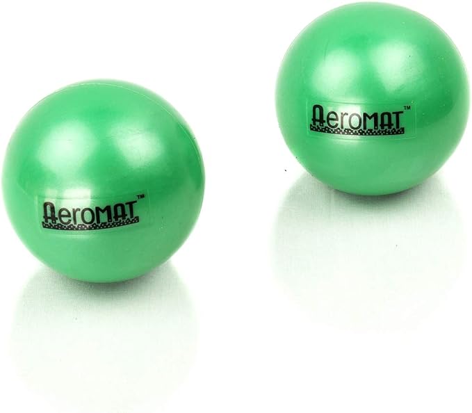 AEROMAT Mini Weight Balls - Come in Pairs - 3.5" Diameter - Intended for Strength Training /Rehabilitation Exercises