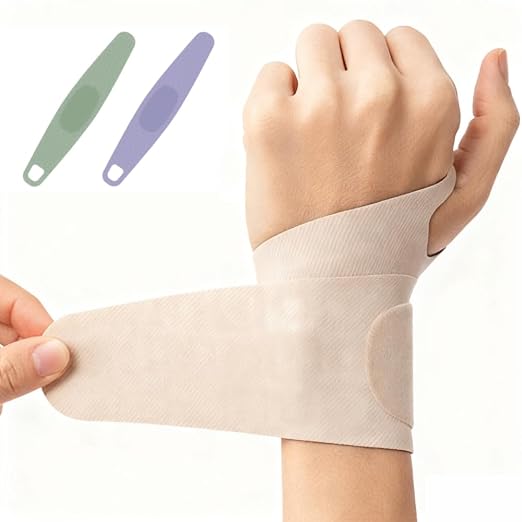 aoFIT Adjustable Wrist Brace for Pain Relief, Carpal Tunnel & Tendonitis Support – Ergonomic Compression, Breathable & Anti-Slip Design, Fits Left & Right Hand, Ideal for Sports, Gaming & Office Use