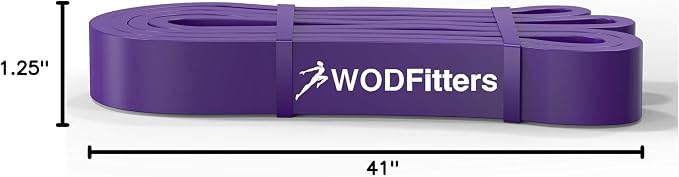WODFitters Pro Series Pull-Up Assistance Bands – Premium Resistance Loop Bands for Assisted Pull Ups, Muscle Ups, Strength Training & Mobility – Durable Bands for Functional Fitness