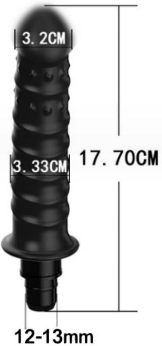 NUHUi Black Massage Gun Attachments, Set of 4