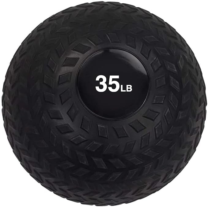 Body Sport Slam Ball with Tread Surface, Versatile, Workout Training, Strength Building, Improve Muscle Mass