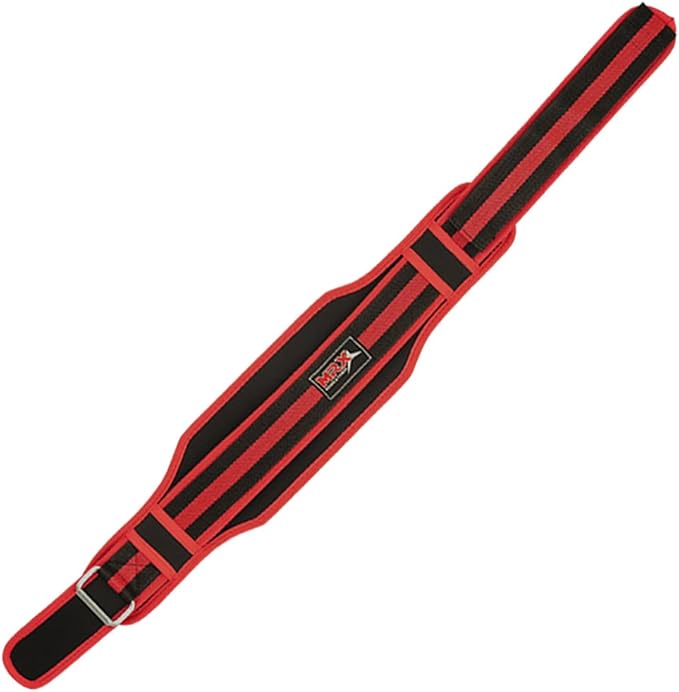 MRX Weight Lifting Belt with Double Back Support Gym Training 5" Wide Belts 11 Colors