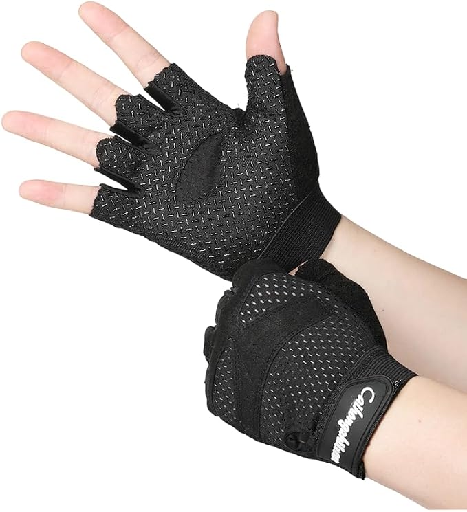 INOGIH Workout Exercise Gloves for Men and Women - Lightweight Gym Gloves for Weight Lifting, Cycling, Training