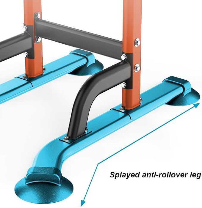 SogesHome Multi-Function Power Tower Pull Up Bar Dip Station for Home Gym | Height Adjustable PullUp Dip Stand, Full Body Strength Training Equipment, Fitness Workout for Push Ups Dips, 330LB Capacity
