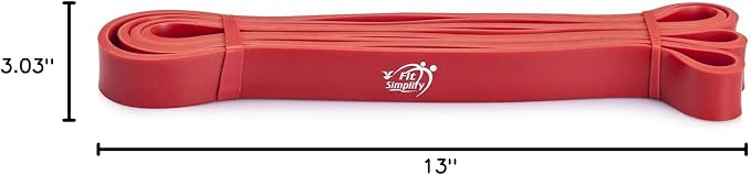 Fit Simplify Pull Up Assist Resistance Bands for Fitness, Physical Therapy, Stretching, Mobility and Exercise