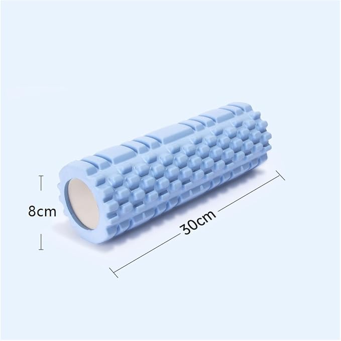 High Density Foam Roller for Muscle Massage - Pain Relief for Back, Legs, and Arms(Blue)