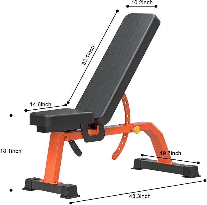 Adjustable Bench,Incline Flat Decline Sit Up Weight Bench,Dumbbell Stool