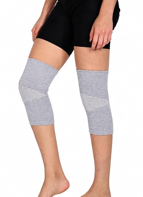 Bamboo Knee Sleeve For Joint Pain Relif (XL 51-57cm Thigh)