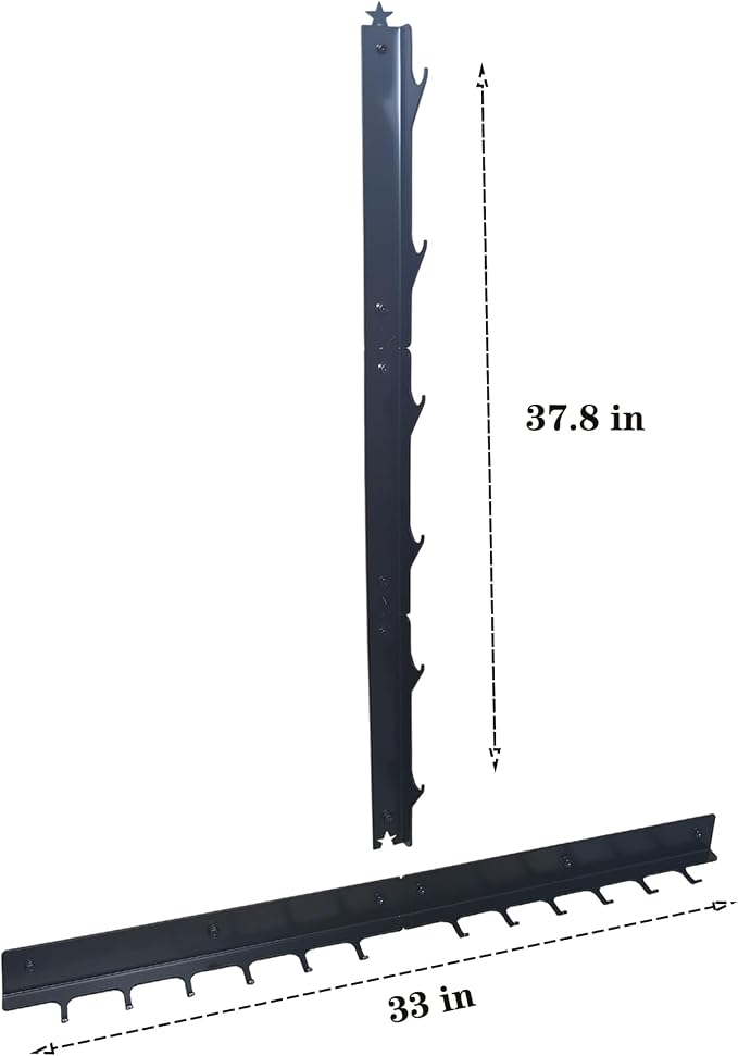 LAT Pull Down Bar Storage Rack Gym Storage Wall Organizer for Lat Pulldown Attachments, Cable Attachments Rack for Gym Accessories, Workout Equipment Storage