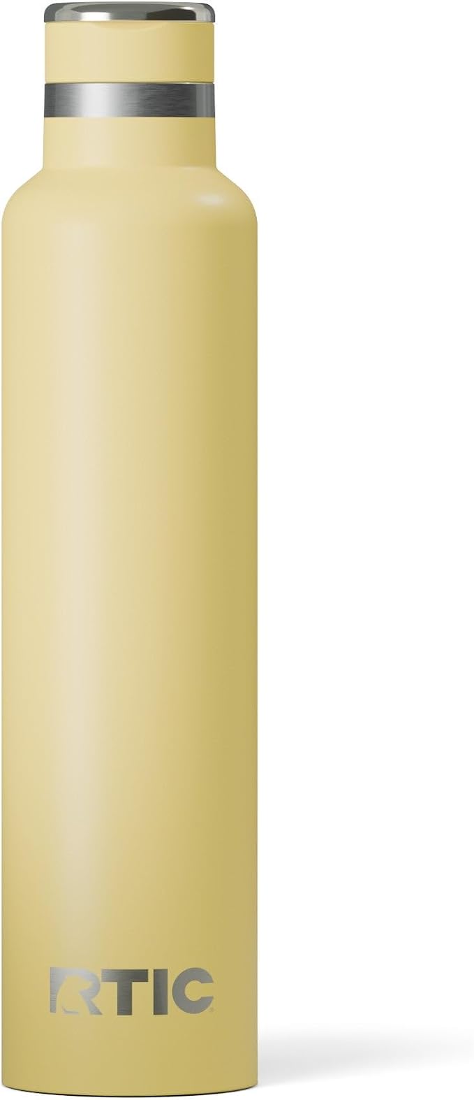 RTIC 26oz Journey Water Bottle, Ceramic Lined, Sunlight | Stainless Steel Metal, Insulated for Hot and Cold Drinks, Sports, Travel and Camping