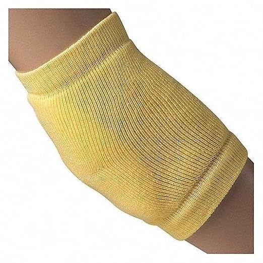 Sandhill Tools Heel & Elbow Protector Small Padded Sleeves – Knit Elastic Cushioned Guards for Skin Protection, Pressure Relief & Shock Absorption, Soft Terry Fabric, Pull-On Design (Pair)