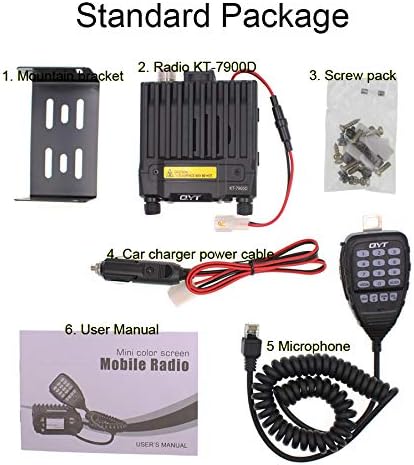 KT-7900D Mini Mobile Radio KT7900D 25W Quad Band Quad Standby Car Radio Walkie Talkie
