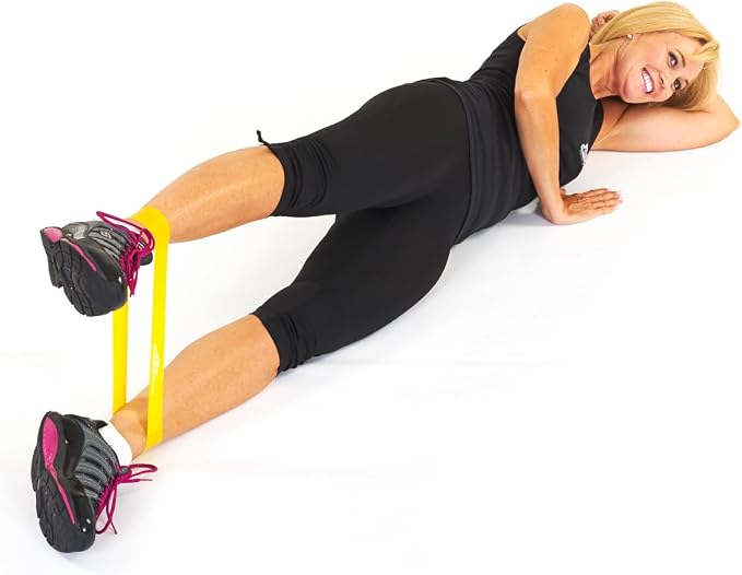 Black Mountain Products Loop Resistance Exercise Bands with Carrying Case (Set of 5), 9 inch