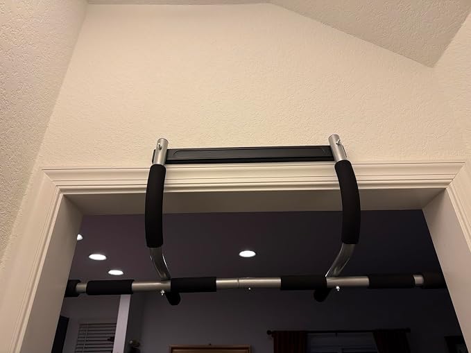 Upgrade Pull Up Bar for Doorway - Max Capacity 330 lbs, Portable Upper Body Workout Bar for Strength Training