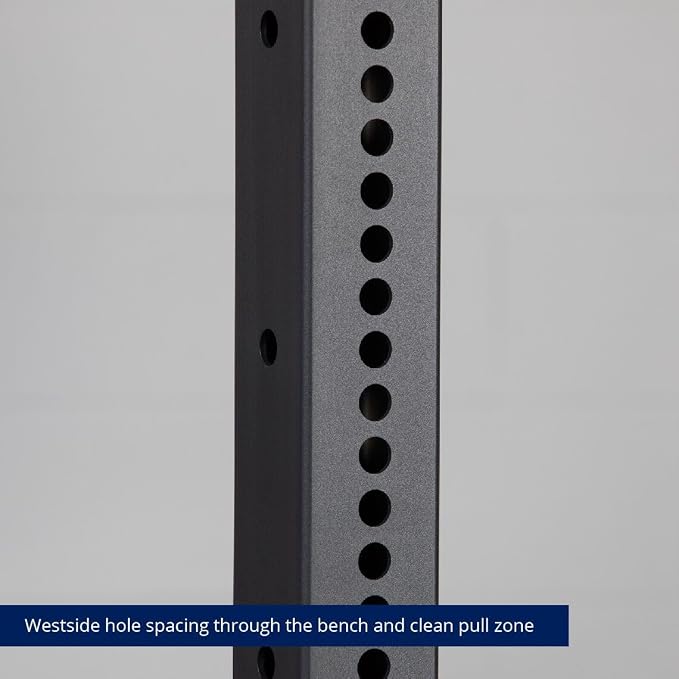 Titan Fitness X-3 Series Short Bolt-Down Power Rack with Weight Plate Holders 36-in. Depth