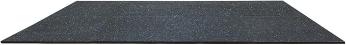 VEVOR 0.56Inch 96sq.ft 24 Tiles Gym Flooring for Home Gym, Rubber Top with High Density EVA Foam, 24 x 24In Gym Floor Exercise Equipment Mats, Interlocking Gym Mats, Puzzle Workout Mats, Black & Blue | Rubber Top with High Density EVA Foam, Lightweight...
