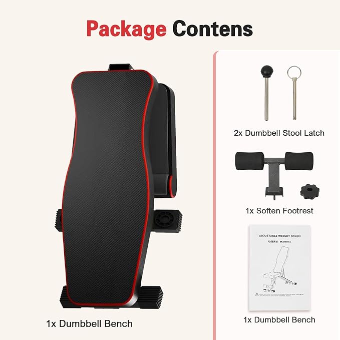 ALSO GO Adjustable Weight Bench, Workout Benches with Leg Extension, Foldable Incline Decline Bench Press, Roman Chair, Full Body Strength Training Equipment for Home Gym