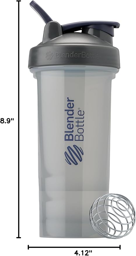 BlenderBottle ProSeries Tritan Shaker Bottle 28 oz Grey