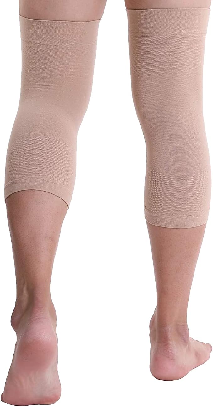 Doc Miller Knee Compression Sleeve Brace for Men & Women | Pair, Best Support for Workout, Running, ACL, Arthritis Pain Relief