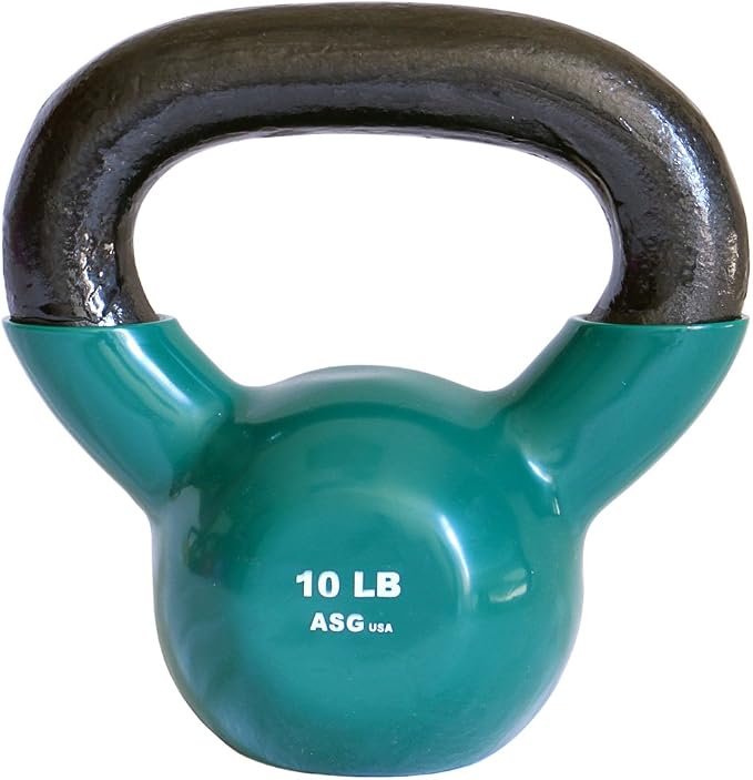 Ader Vinyl Kettlebell 5, 8, 10, 12, 15, 18, 20, 25, 30, 35, 40, 45,50 Lb