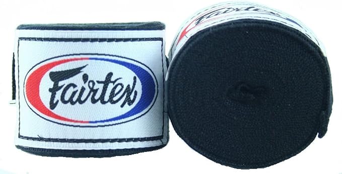 Fairtex HW2 Elastic Cotton Handwraps, 120' and 180" Full Length Hand Wraps-Many Colors
