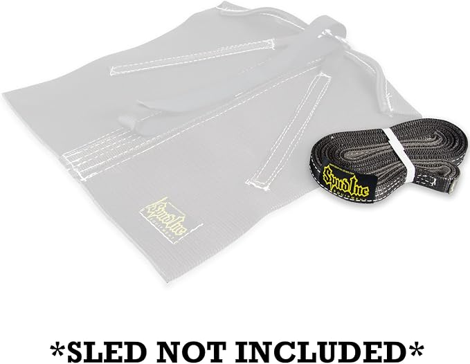 Spud Upper Body Sled Strap Total Body Workout Weight Lifting (Black)