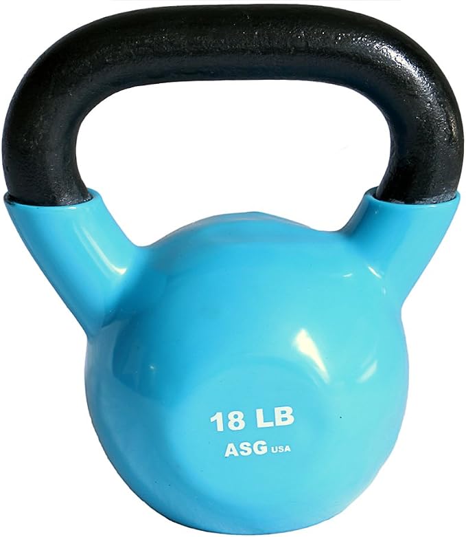 Ader Vinyl Kettlebell 5, 8, 10, 12, 15, 18, 20, 25, 30, 35, 40, 45,50 Lb