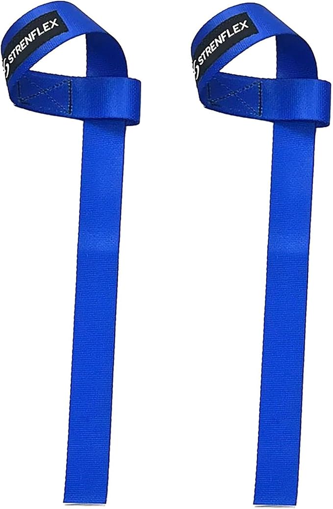 Heavy Duty Wrist Straps for Weightlifting - 22 Inch Lifting Straps with Grip Support for Deadlifts - Bodybuilding - Powerlifting and Pull Ups - Comfortable Adjustable Pair