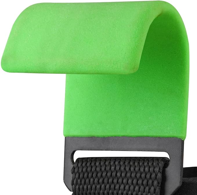 Weight Lifting Rod Hooks Heavy Duty Wrist Wraps Power Weight Lifting Training Gym Grips Straps Set of 2