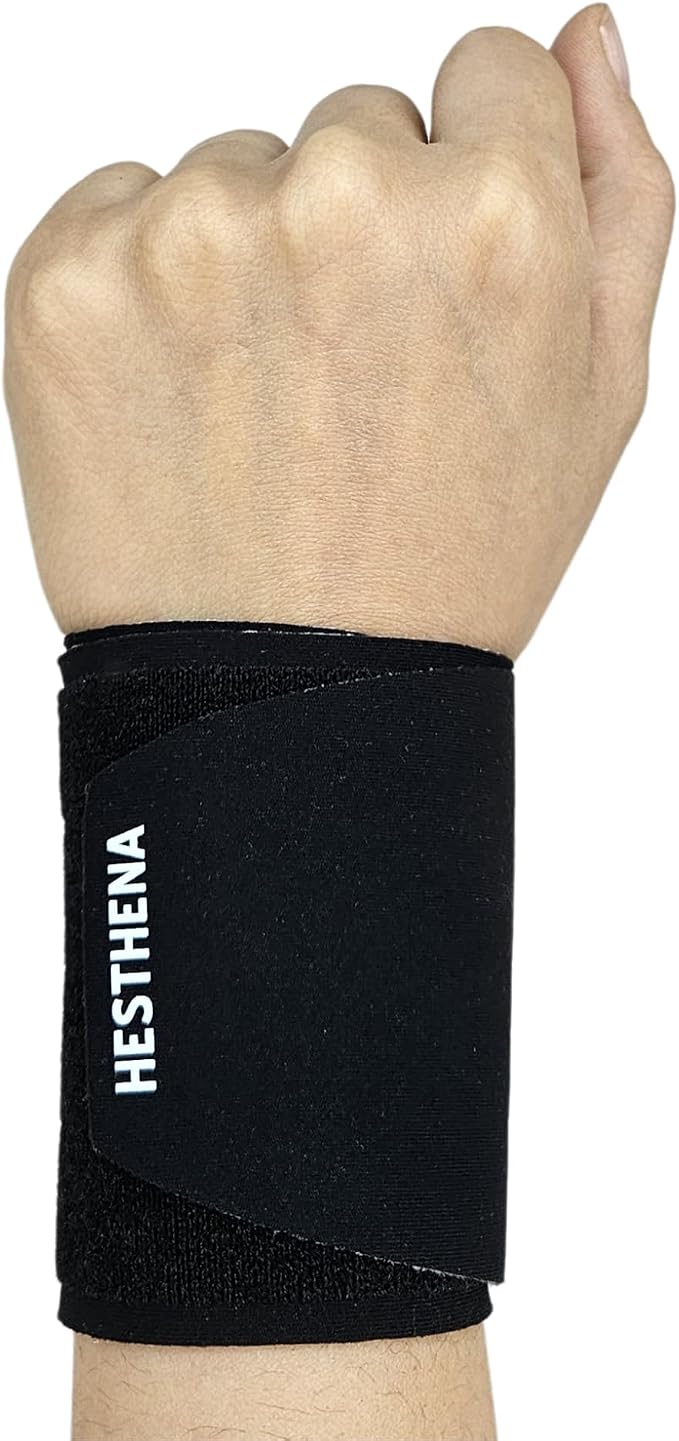 Wide Fit Wrist Support Brace for Pain Relief – Thumb-Free, Lightweight & Soft Ideal for Carpal Tunnel, Typing, Daily Use (1pc)
