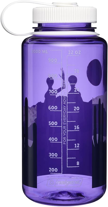 Nalgene 32 oz Wide Mouth Water Bottle, Aliens