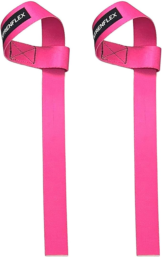 Heavy Duty Wrist Straps for Weightlifting - 22 Inch Lifting Straps with Grip Support for Deadlifts - Bodybuilding - Powerlifting and Pull Ups - Comfortable Adjustable Pair