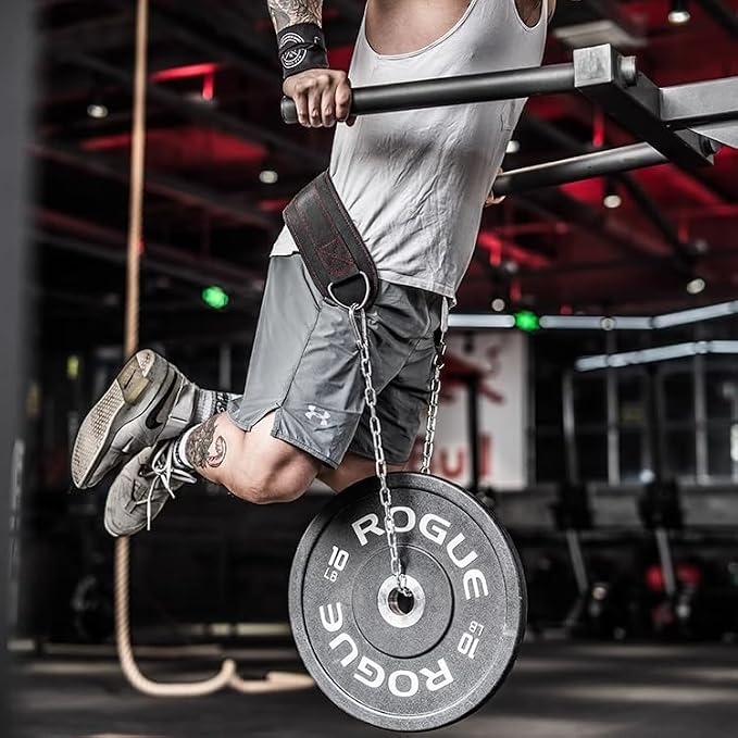 Heavy Duty Dip Belt With Chain - Weighted Pull Up Belt for Workout