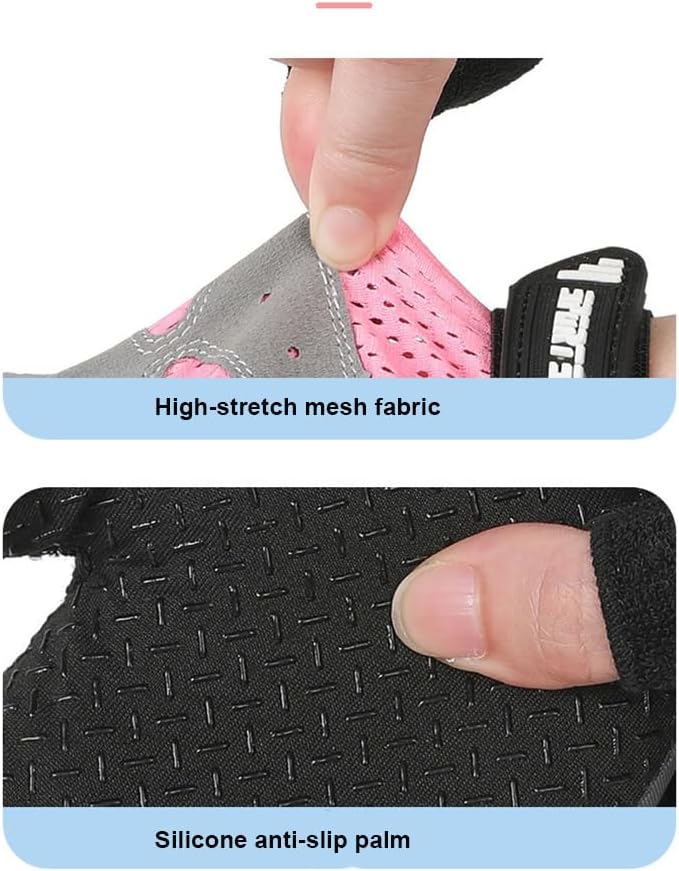 INOGIH Workout Exercise Gloves for Men and Women - Lightweight Gym Gloves for Weight Lifting, Cycling, Training