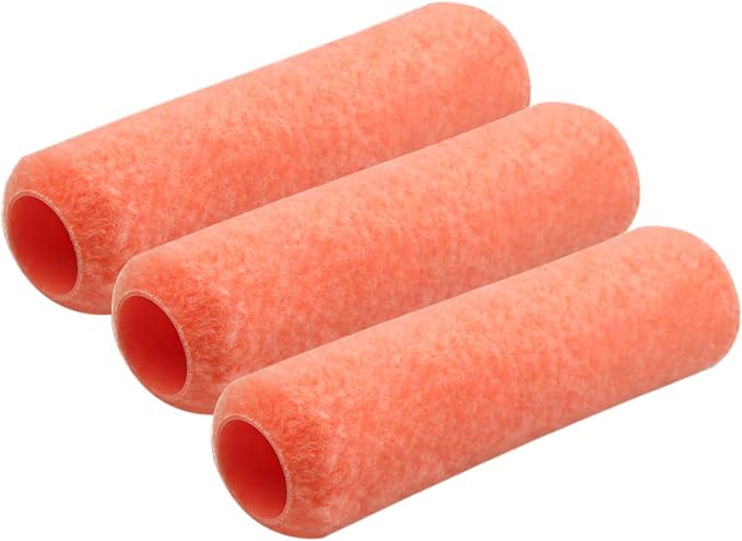 King Origin Paint Roller Covers, 3 Pack, 9 Inch 3/8" Nap | Paint Roller 3/8" Nap High Dense Roller Covers for Smooth and Textured Rough Surfaces