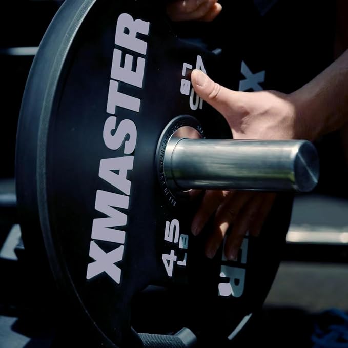 XMASTER FITNESS Urethane Black Grip Plate