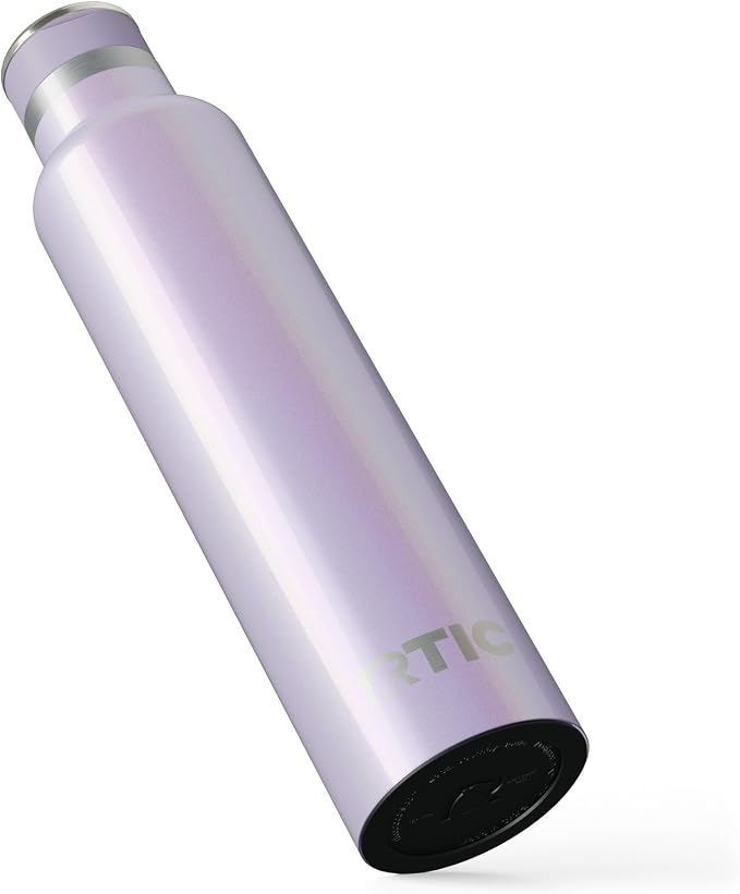 RTIC 26oz Journey Water Bottle, Ceramic Lined, Lavender Glitter | Stainless Steel Metal, Insulated for Hot and Cold Drinks, Sports, Travel and Camping