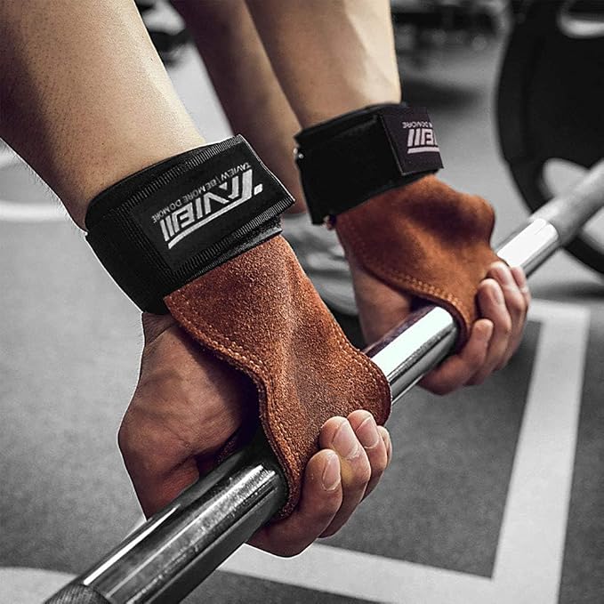 TAVIEW Wrist Straps for Weightlifting for Maximum Grip Support - Lifting Deadlift Strap & Weight Lifting Grips Gloves for Working Out Pull Up Deadlifting & Shrugs