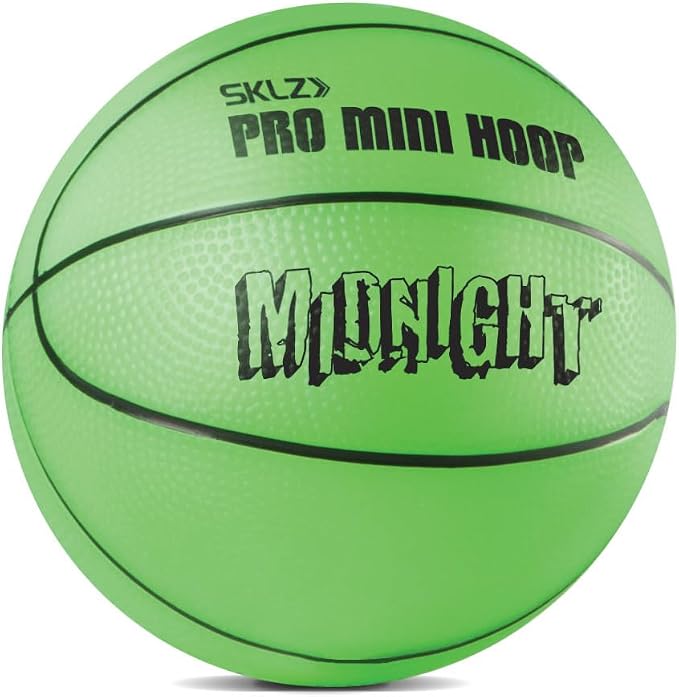 SKLZ Pro Mini Indoor Basketball Hoop with Ball, Over the Door, Shatter-Proof Backboard, Spring-Action Break-Away Steel Rim, Great for Home, Dorm Room, and Office
