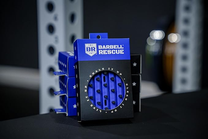360° Barbell Cleaning Brush – Patented Cylindrical Design, Removes Chalk & Buildup from Barbells, Dumbbells & Gym Equipment, High-Density Nylon Bristles