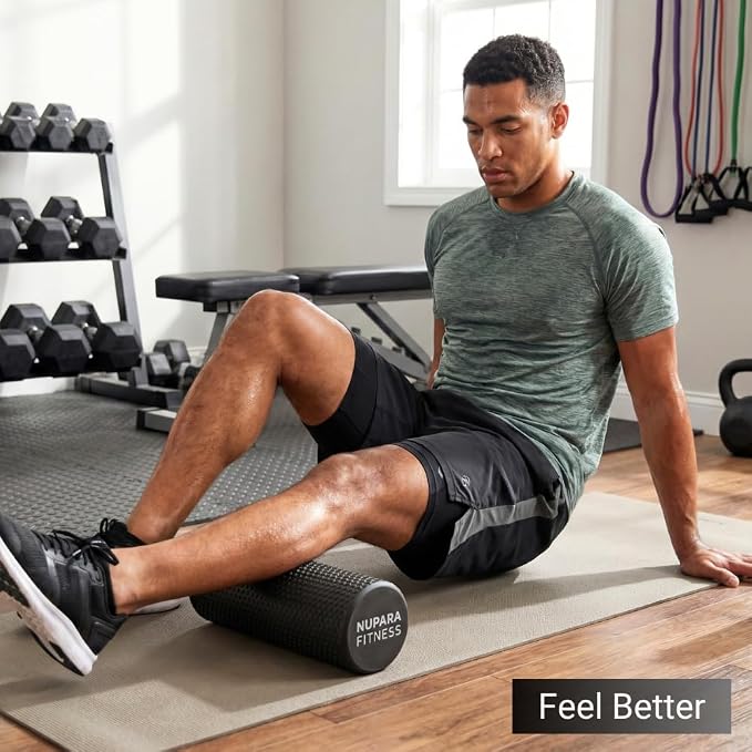 Foam Roller for Exercise, Running, Cycling, Sports, Yoga | Foam Roller for Physical Therapy, Foam Roller for Back, Recovery for Sports, Foam Roller for Legs, Muscle Relief